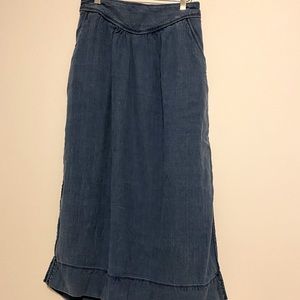 Aritzia Demin MIDI Skirt